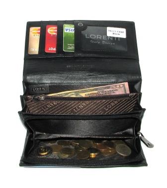 Гаманець жіночий Lorenti L76111-CKBF BLACK Гаманець жіночий Lorenti L76111-CKBF BLACK